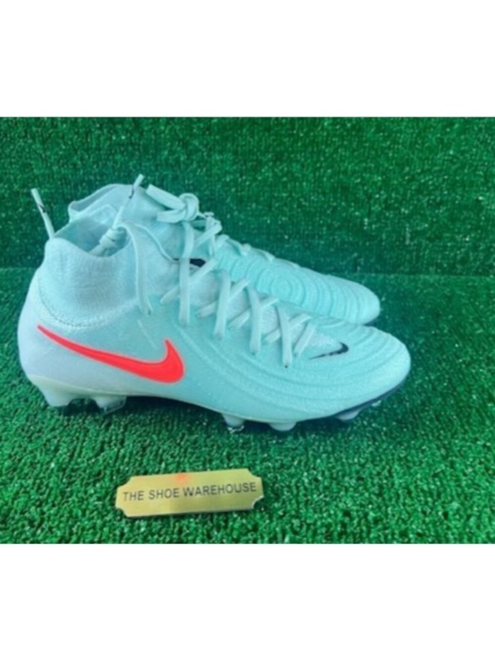 Men's Nike Phantom Luna 2 Elite SG Pro Mint Blue Soccer Cleats HF4359-300 Size 5